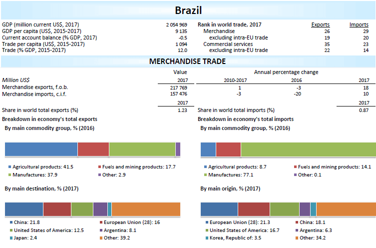 overview of brazil international trade