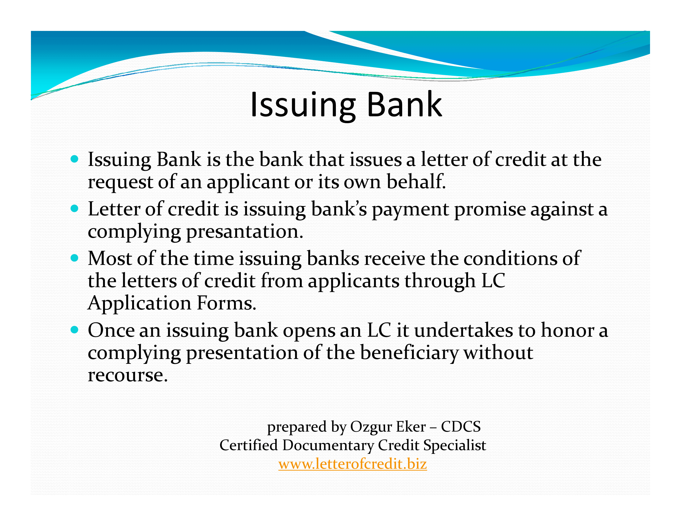 issuing bank