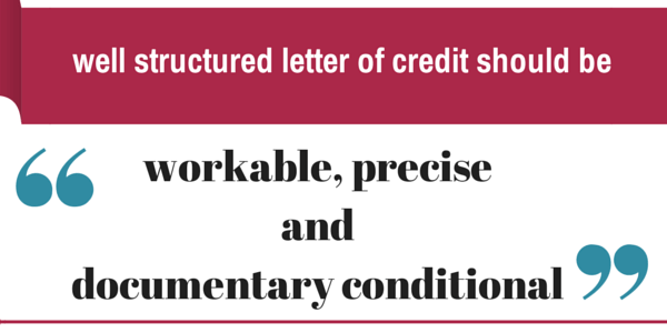 well structured letter of credit