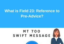 What is field Field 23: Reference to Pre-Advice?