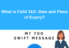 Field 31D: Date and Place of Expiry