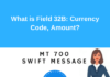 Field 32B: Currency Code, Amount