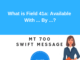 Field 41a: Available With ... By ...