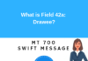 Field 42a: Drawee