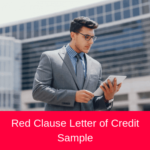 Red Clause Letter of Credit Sample