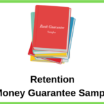 Retention Money Guarantee Sample