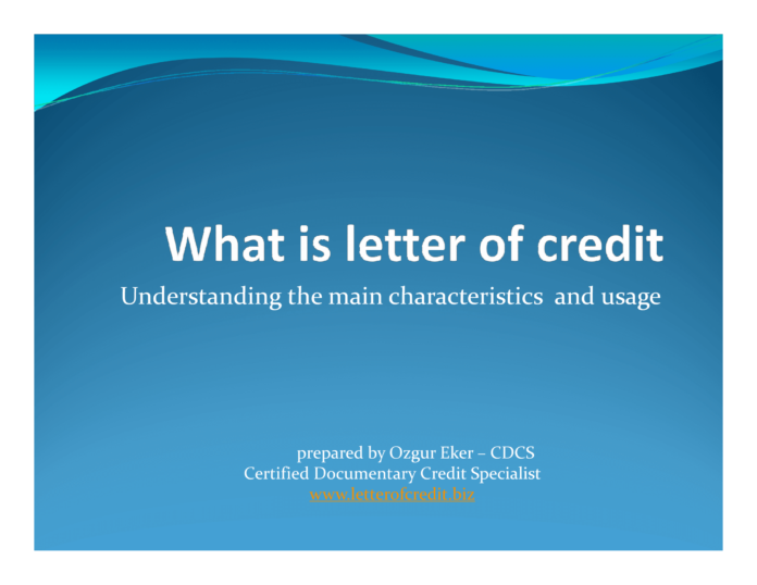 Letter Of Credit Example How Money And Documents Move Letter Of Credit Example How Money And Documents Move