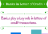 banks in letters of credit