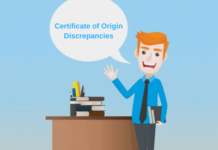 certificate of origin discrepancies