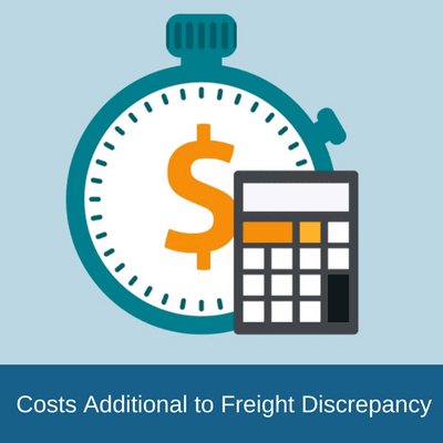 Costs Additional to Freight Discrepancy costs additional to freight