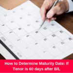 How to Determine Maturity Date if Letter of Credit States That Tenor of the L/C is 60 Days After Bill of Lading Issue Date?