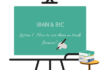 payment methods and bic and iban