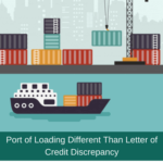 port of loading discrepancy