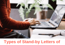 What are the main types of stand-by letters of credit?